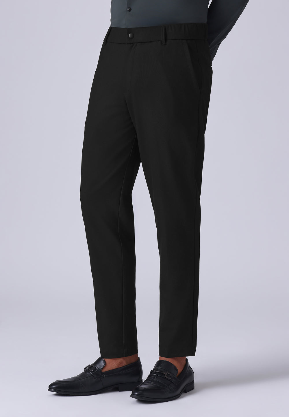 Black 8 Way Stretch Trousers