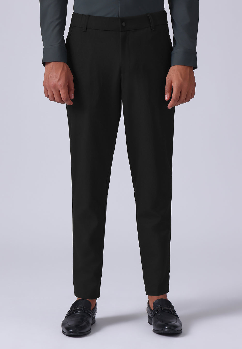 Black 8 Way Stretch Trousers