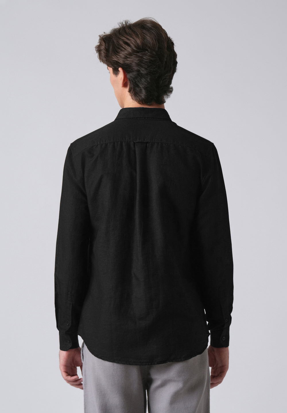 Black Linen Shirt