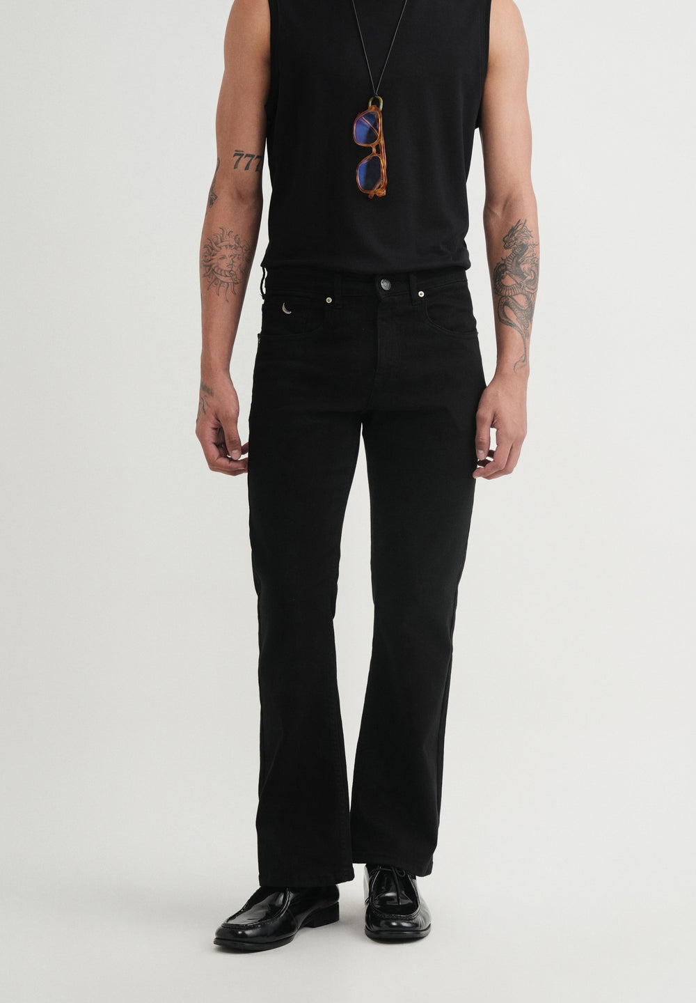Black Bootcut Jeans