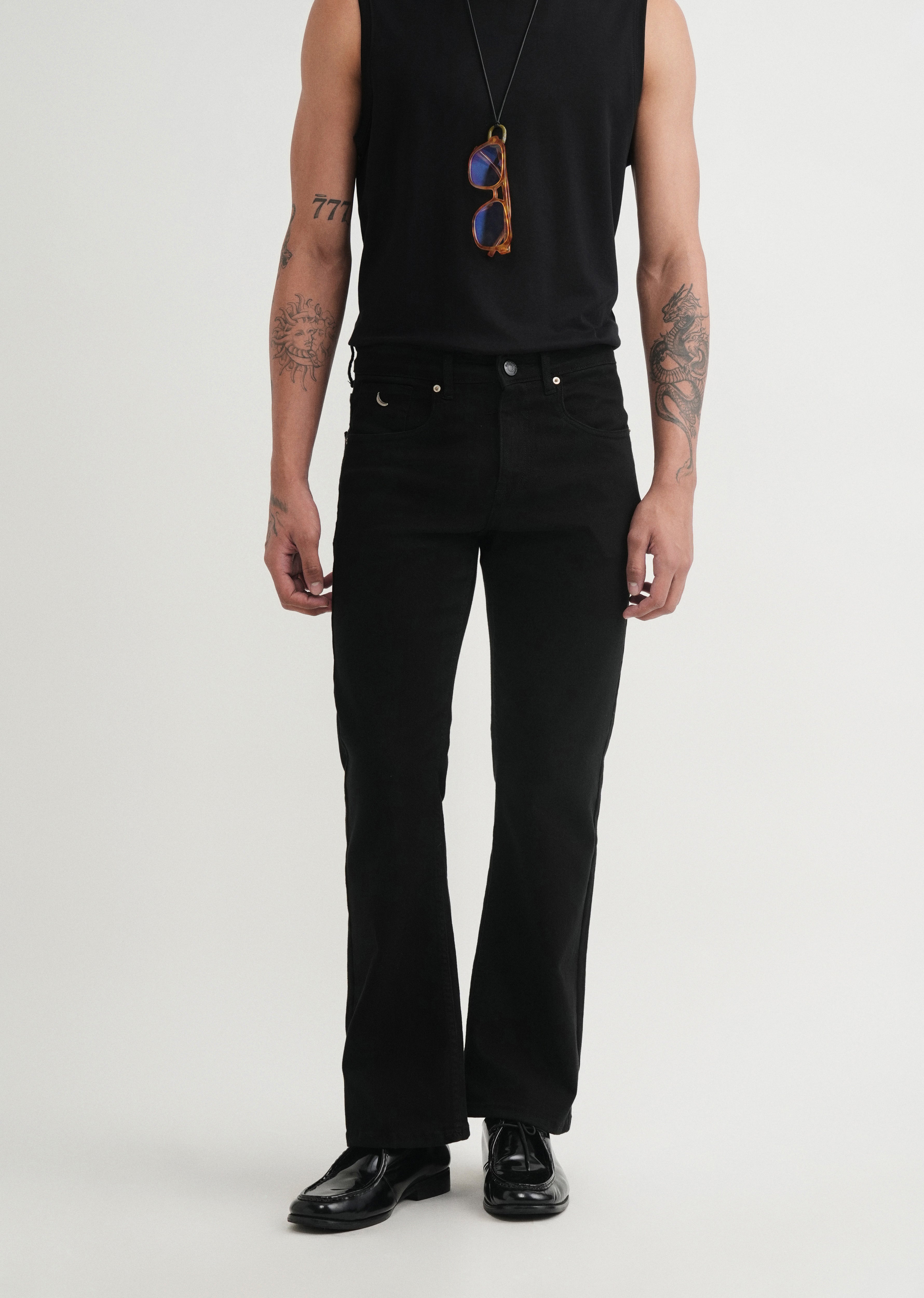 Black Bootcut Jeans