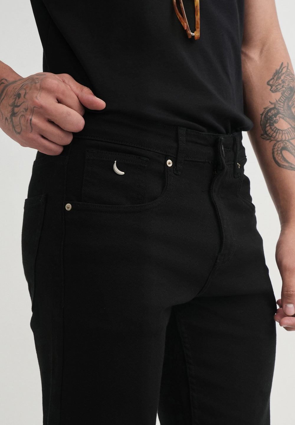 Black Bootcut Jeans