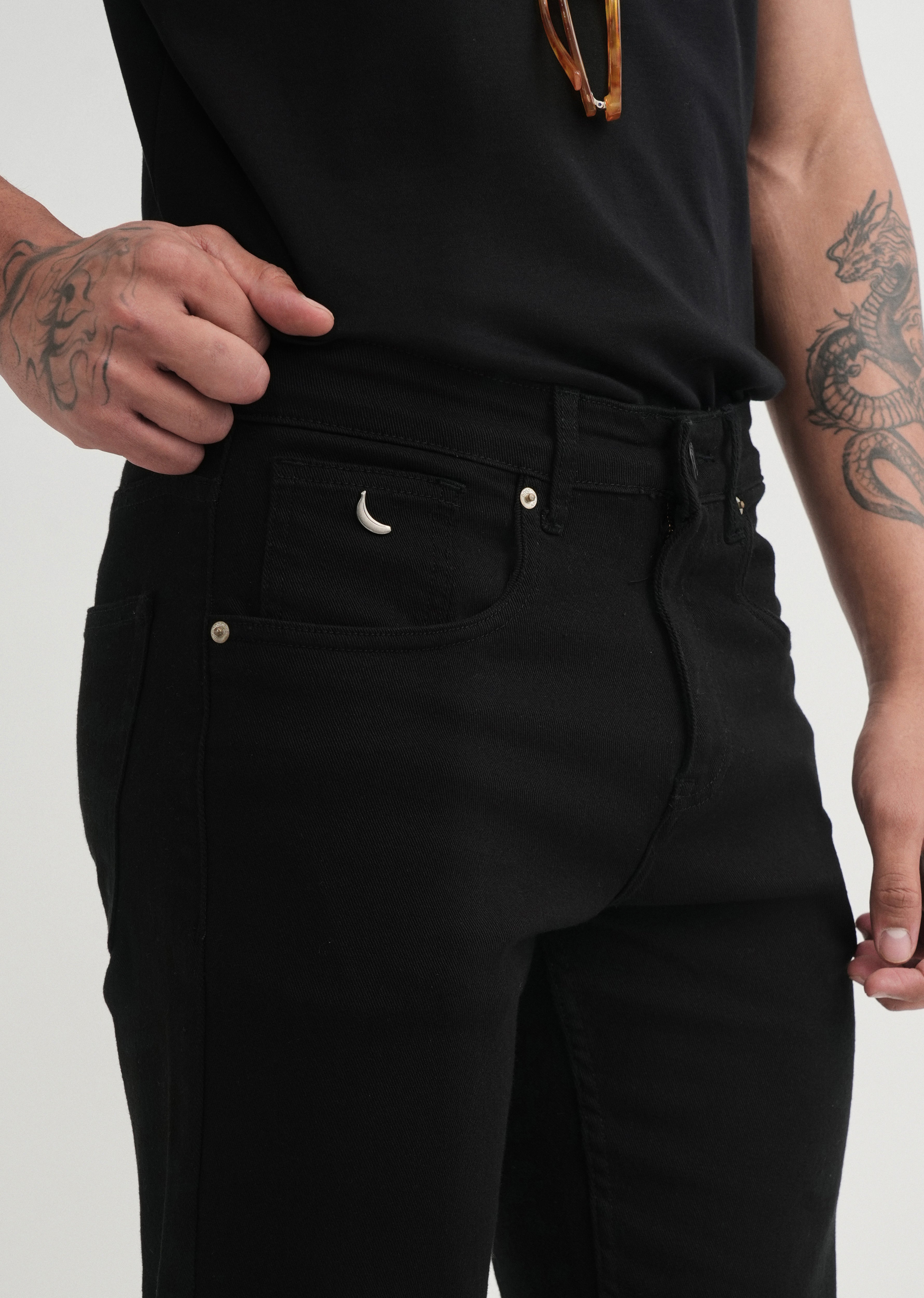 Black Bootcut Jeans