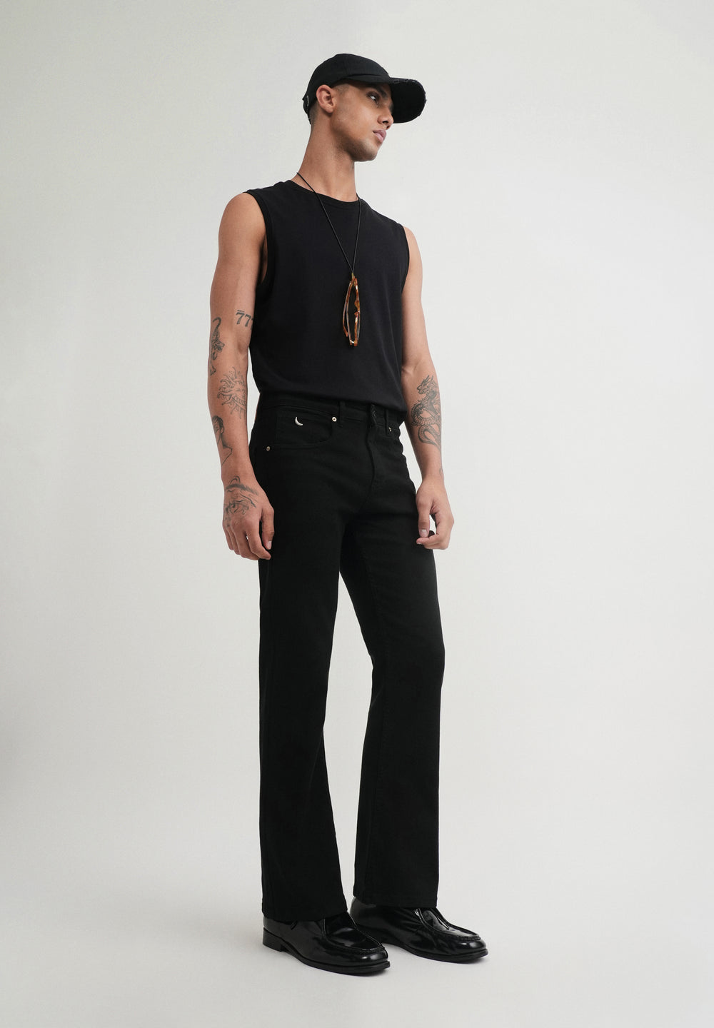Black Bootcut Jeans