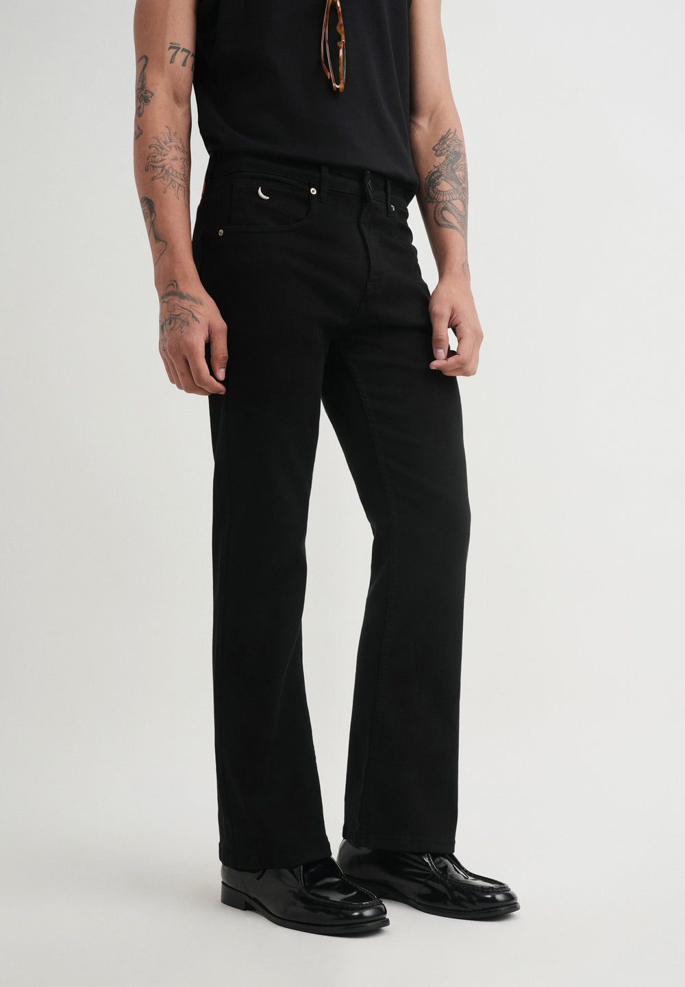 Black Bootcut Jeans
