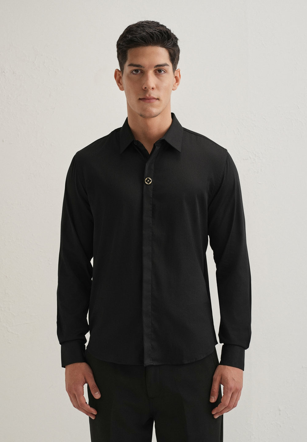 Black Clover Button Designer Shirt