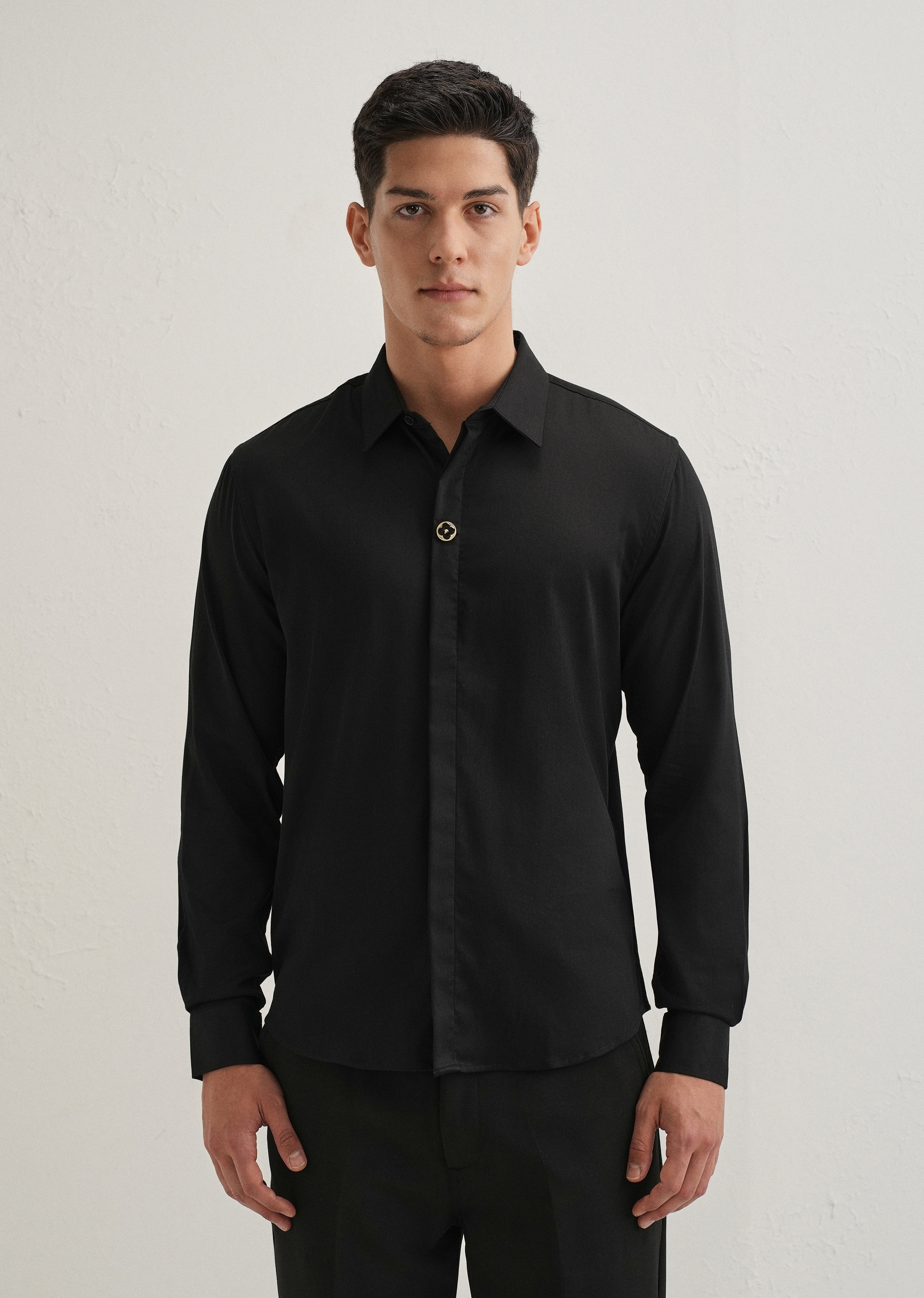 Black Clover Button Designer Shirt