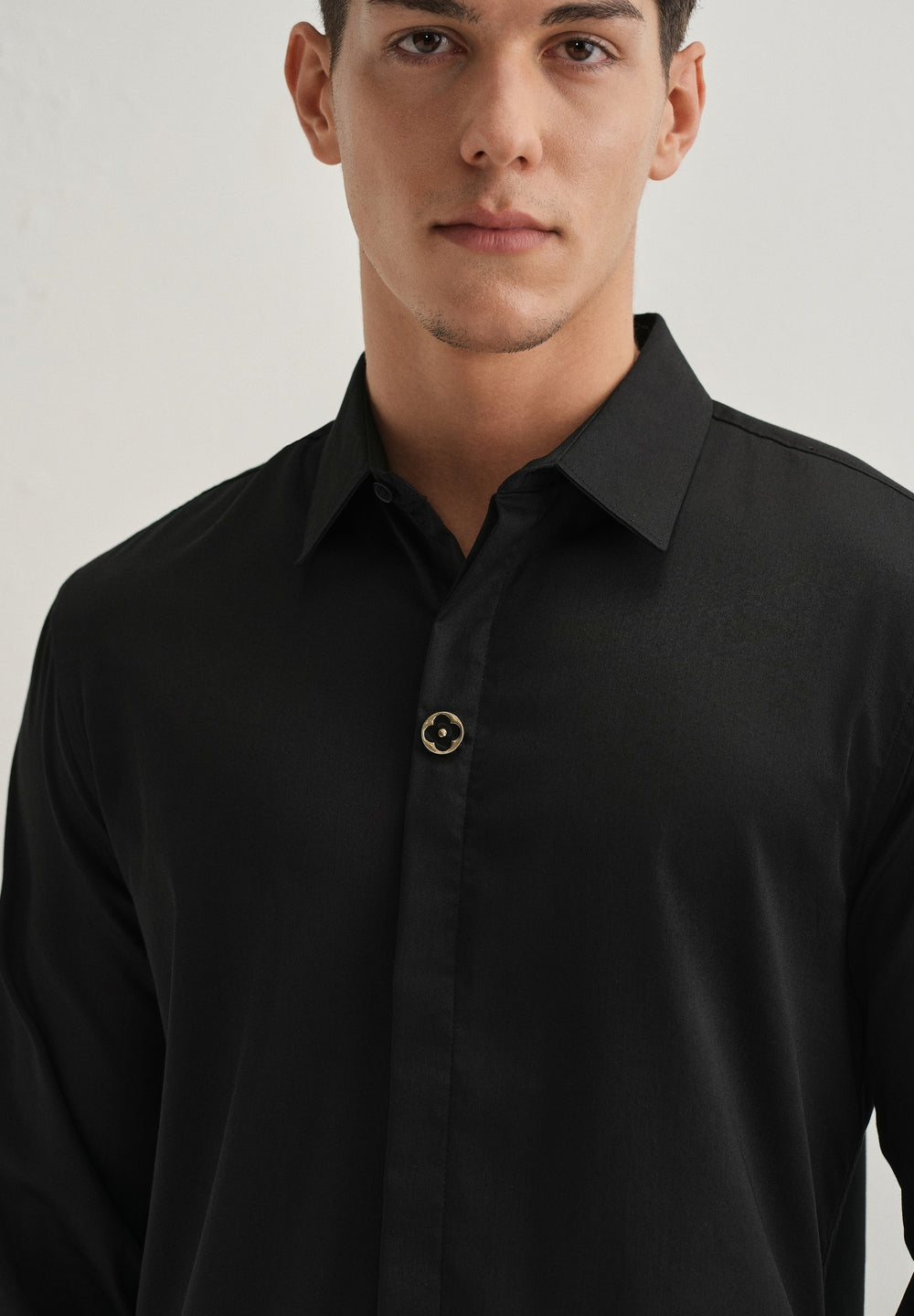 Black Clover Button Designer Shirt