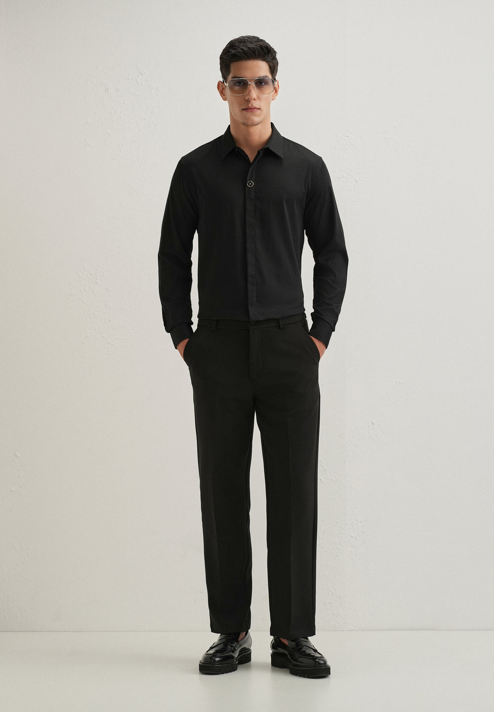 Black Clover Button Designer Shirt