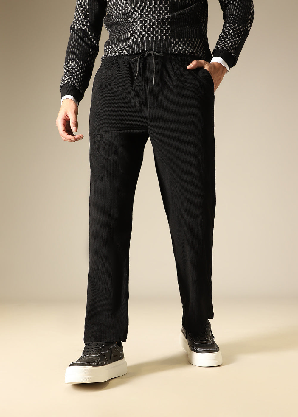 Black Corduroy Pant