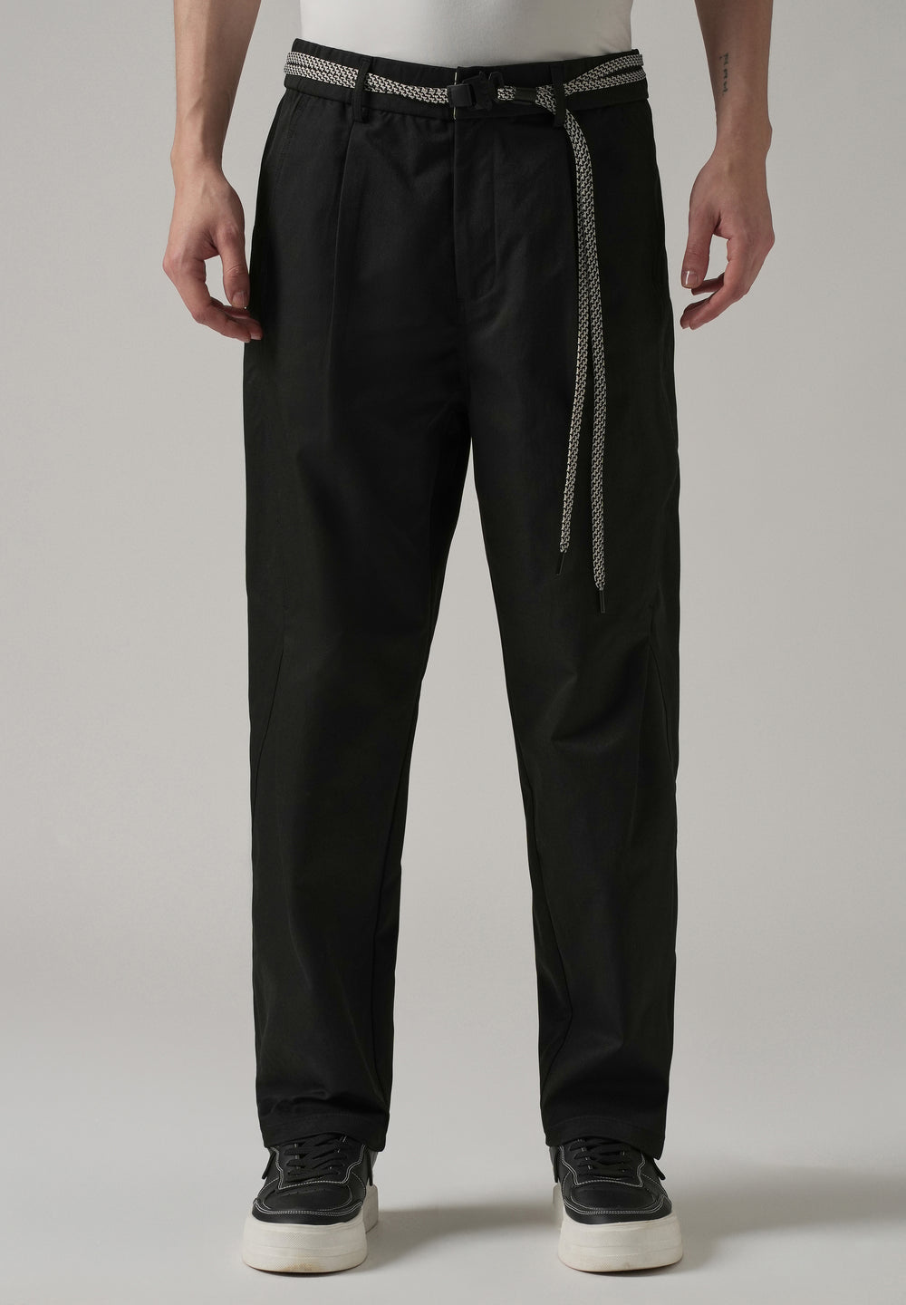 Black Stone Wash Pant