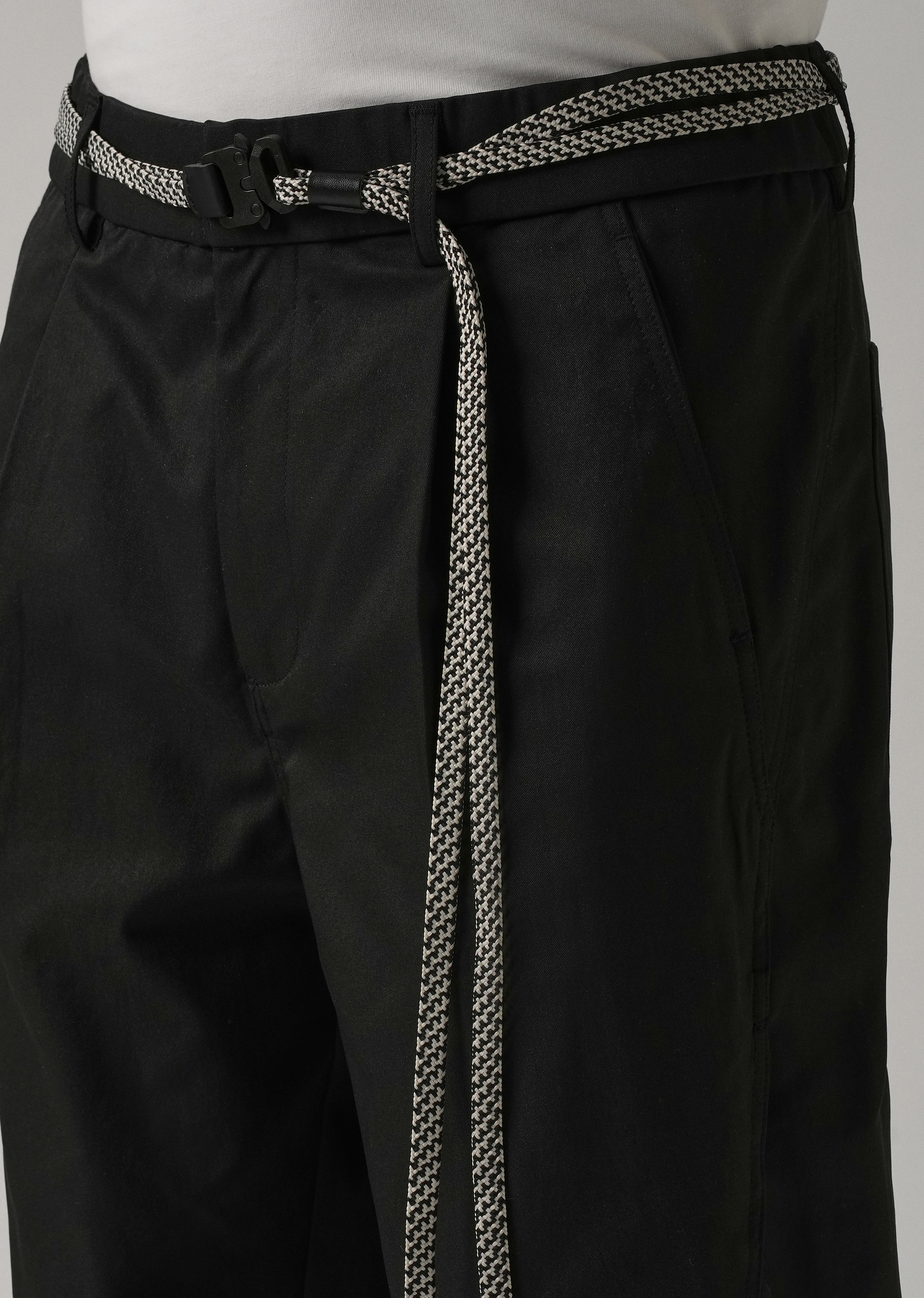 Black Stone Wash Pant