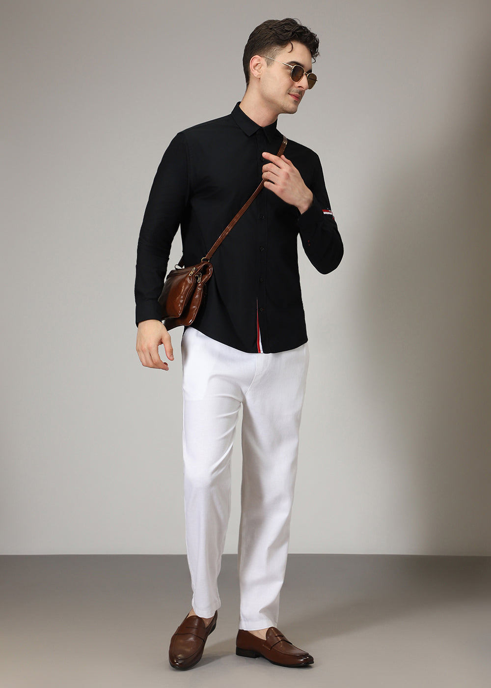 Black Dolphin Oxford Shirt