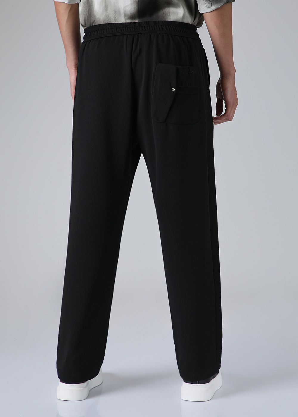 Black Drawstring Korean Pant