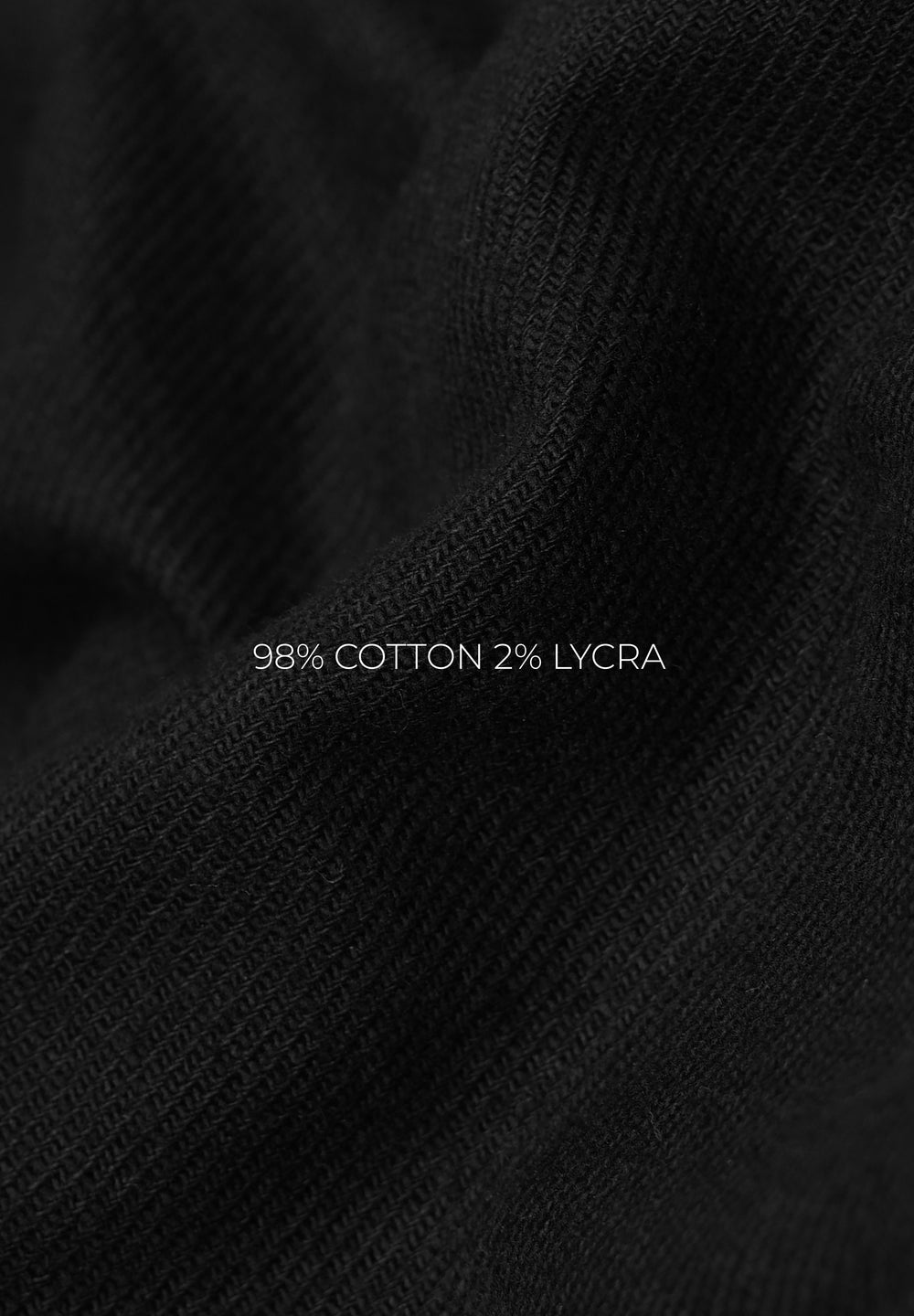 Black Elasticated Relaxed Fit Cargo Pant