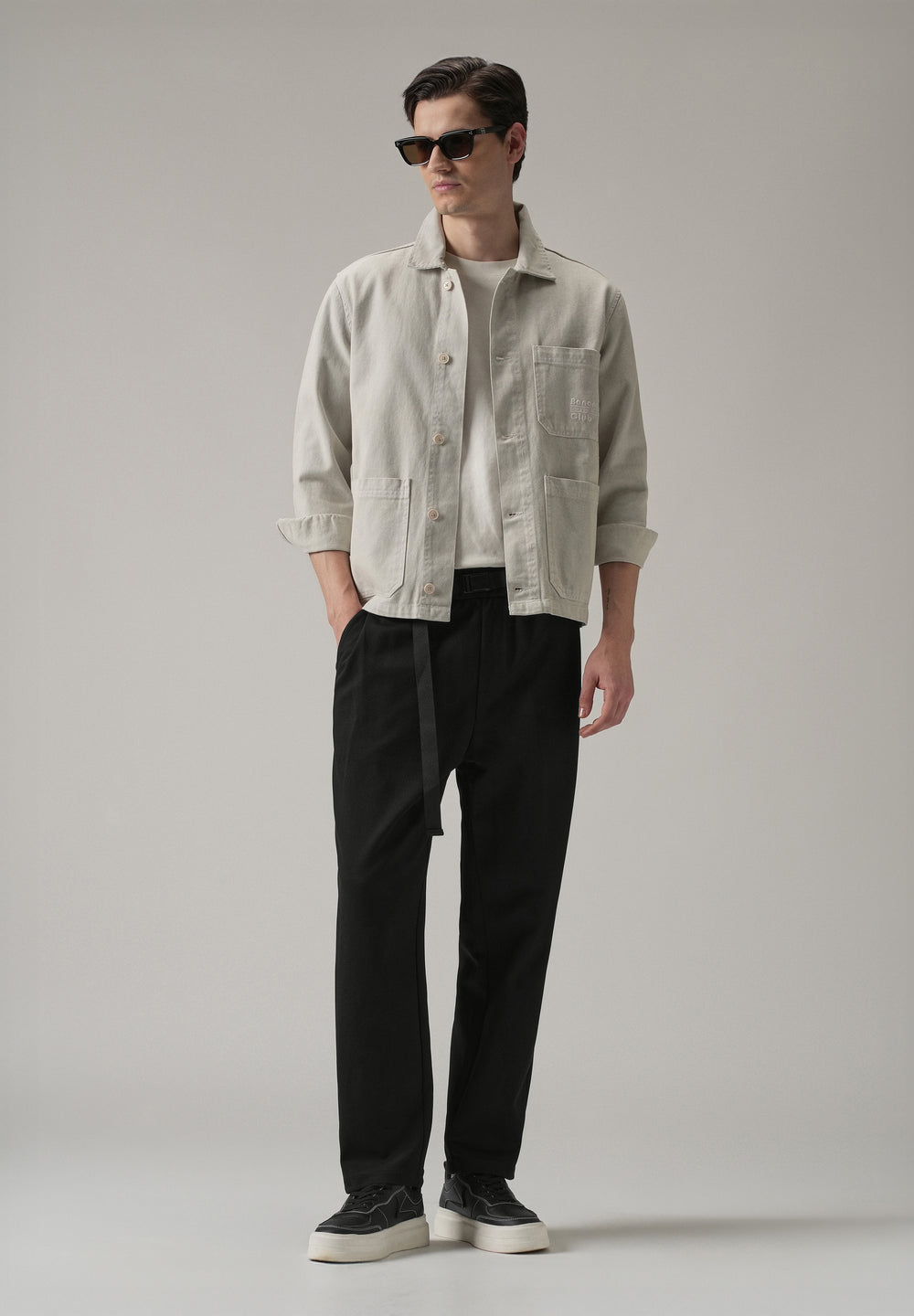 Black Twill Pants