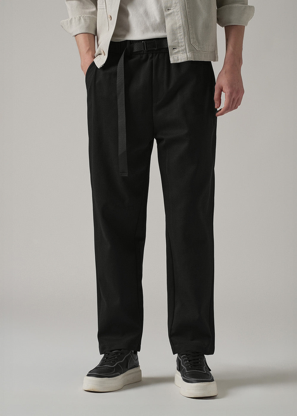 Black Twill Pants