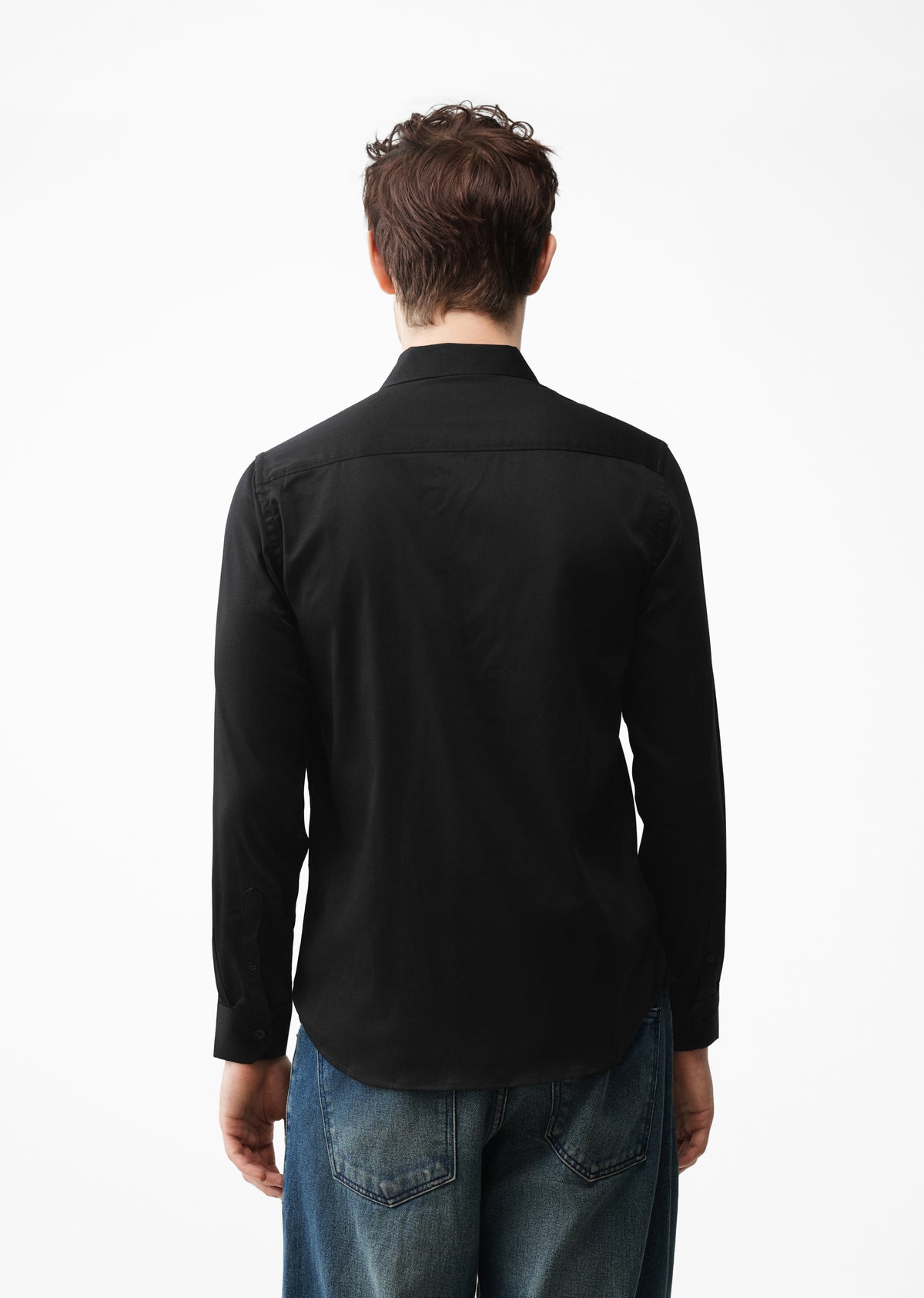 Black Ethnic Embroidery Designer Shirt