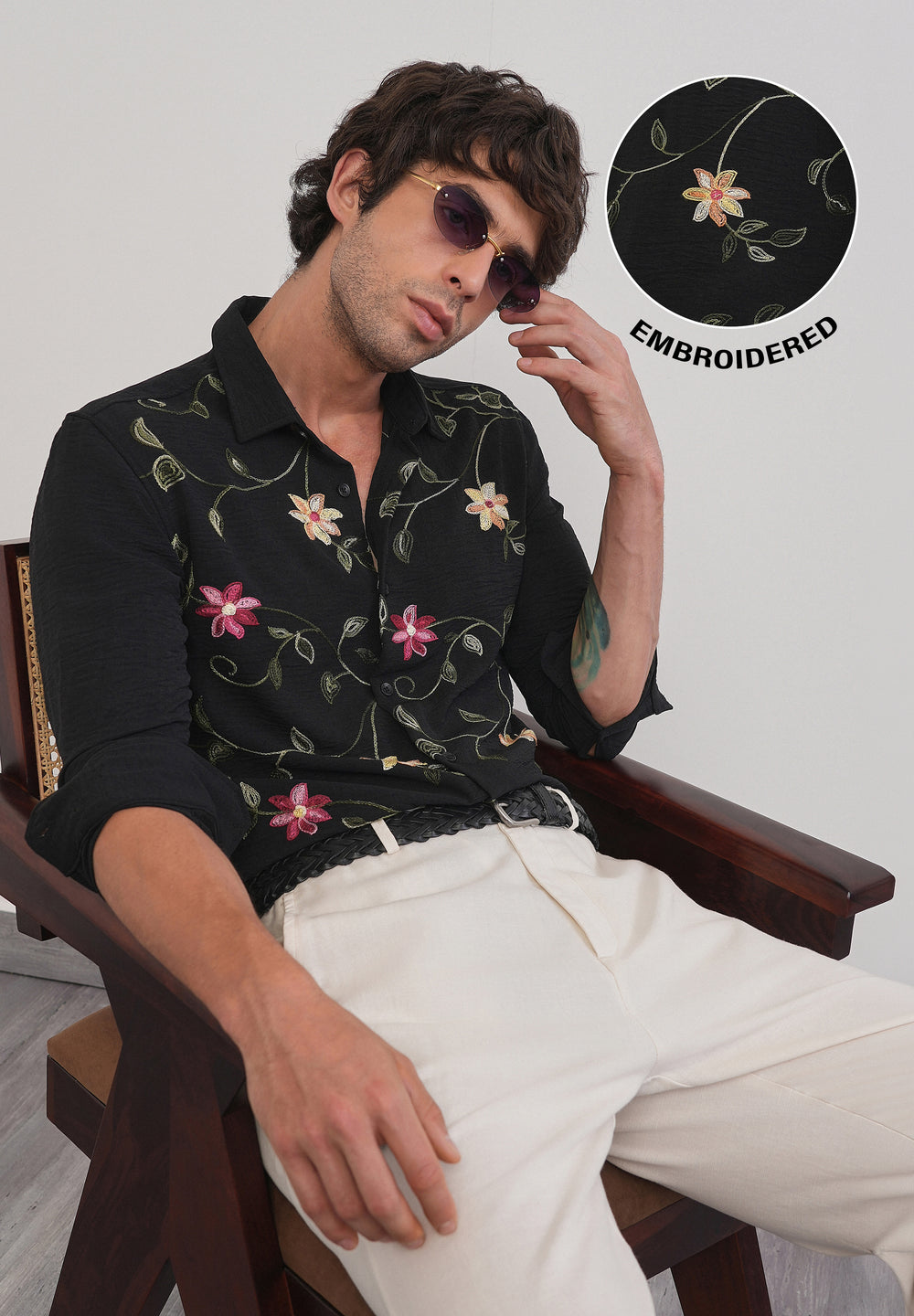Buy Latest Embroidery Shirts | Banana Club Buy Latest Embroidery Shirts | Banana Club