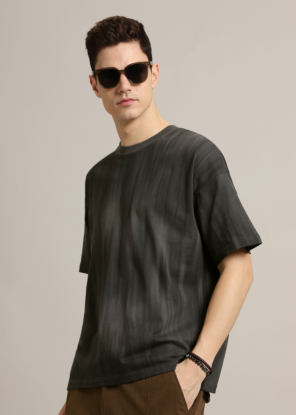 Grey Gradient Oversized T-shirt