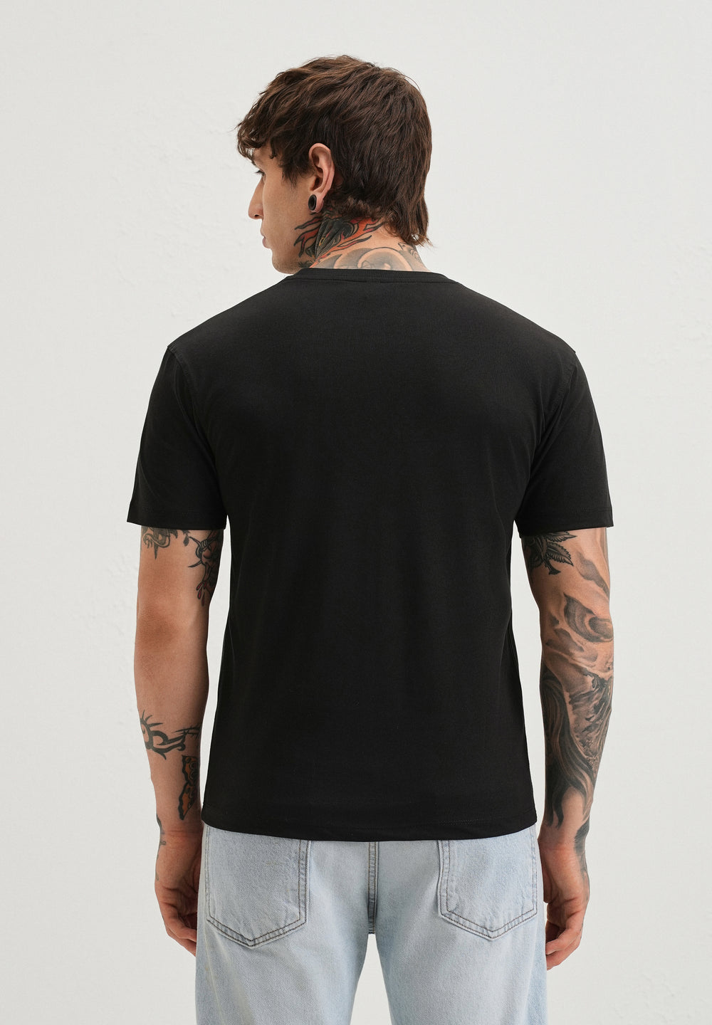 Black Graphic Printed T-shirt