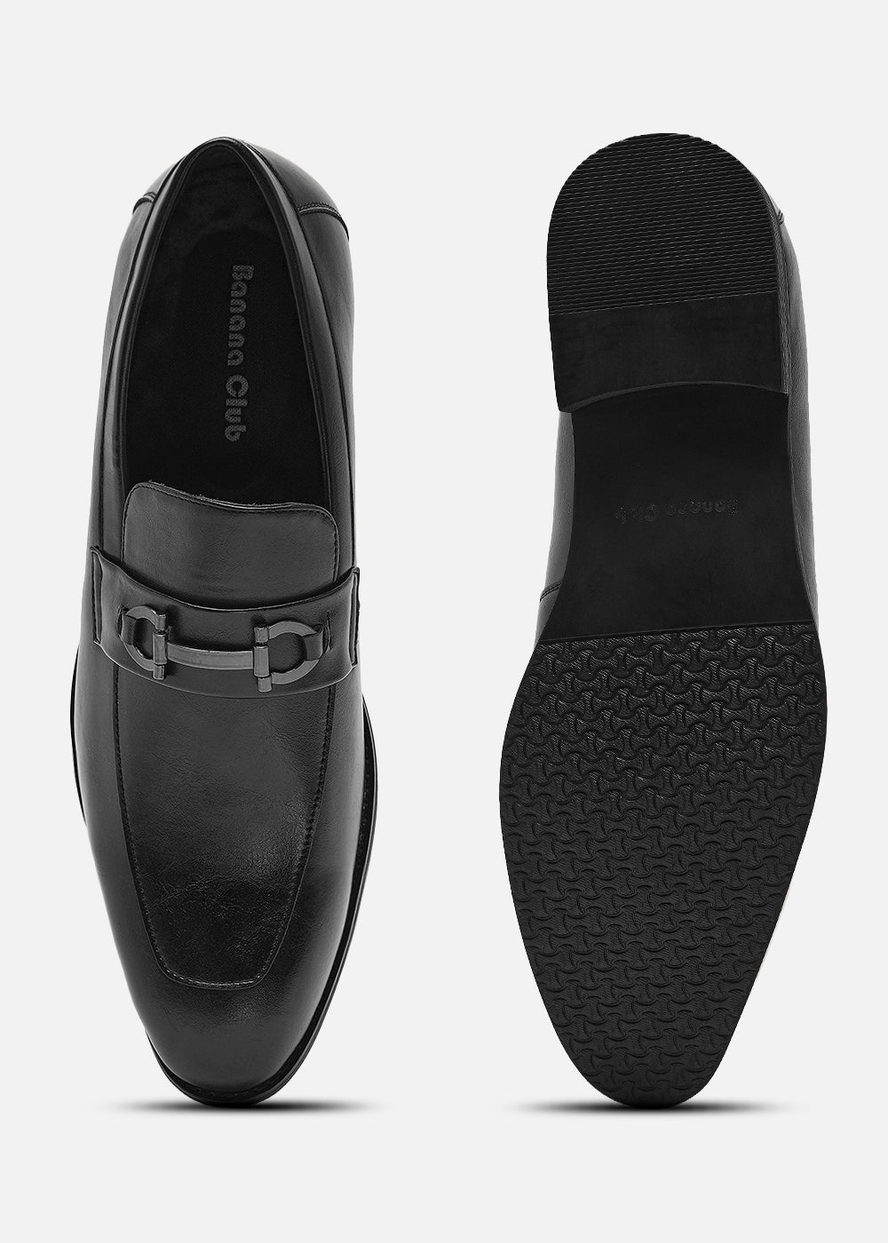 Black Horsebit Loafers