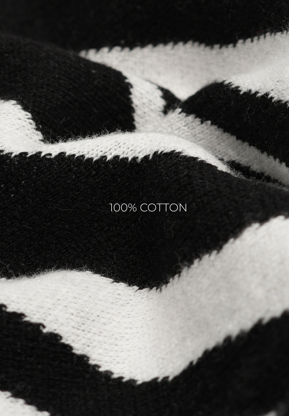 Black Jacquard Knitted Polo