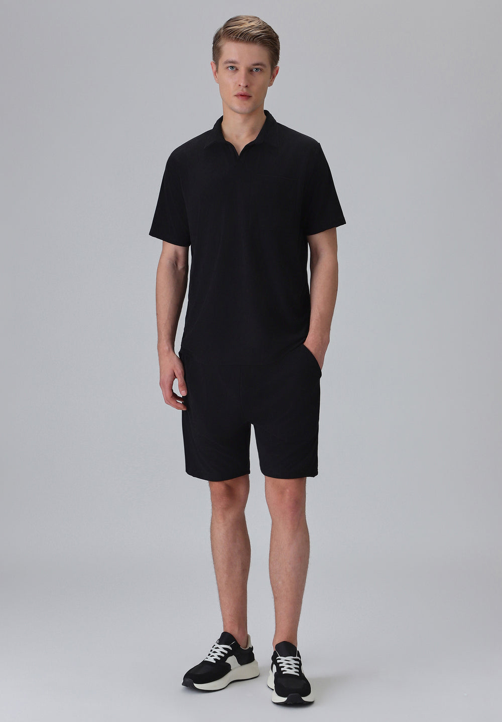Black Knitted Co-ord Set