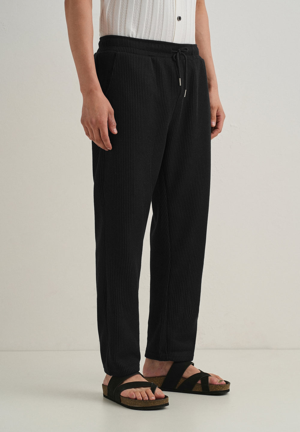 Black Knitted Pant