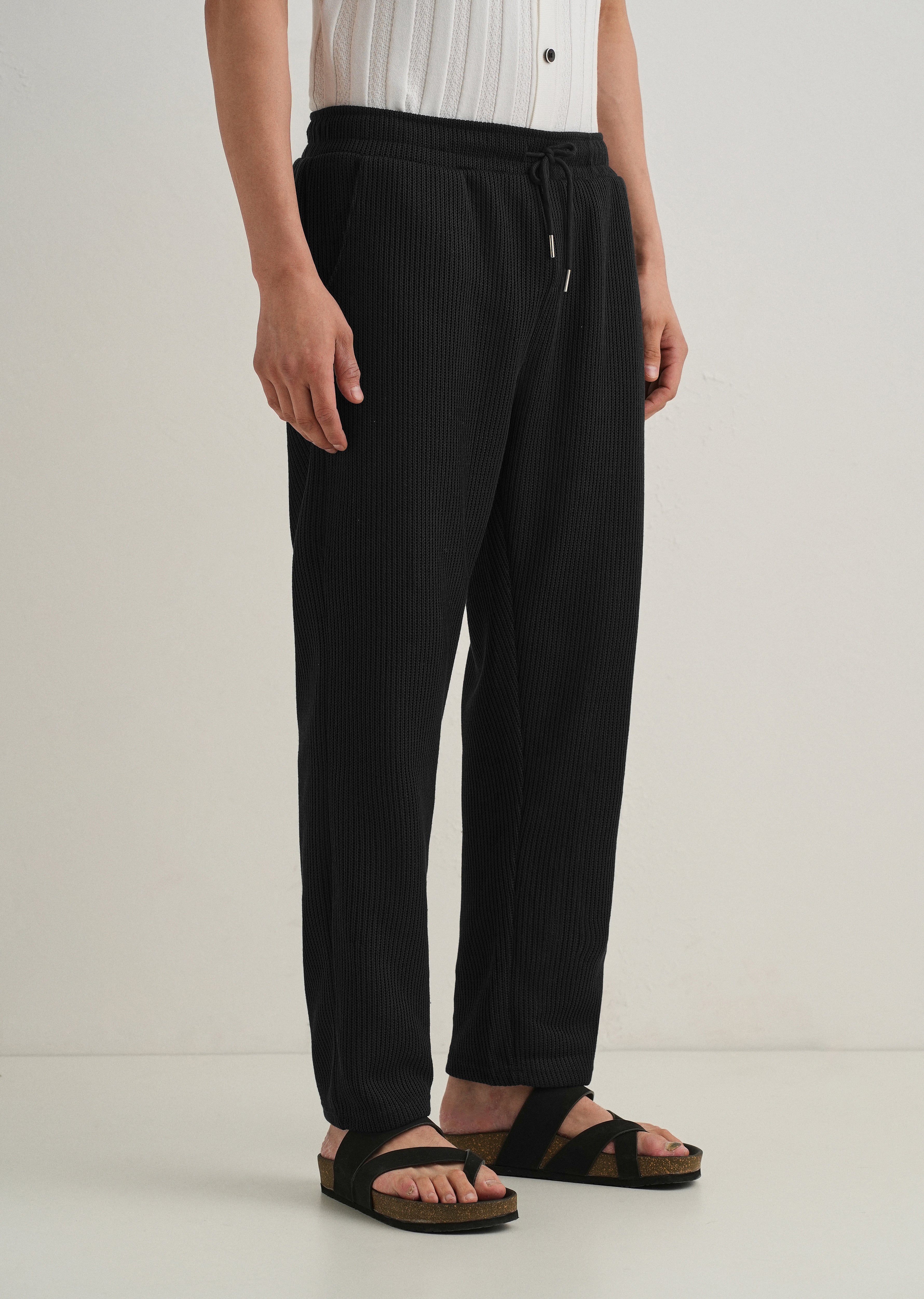 Black Knitted Pant
