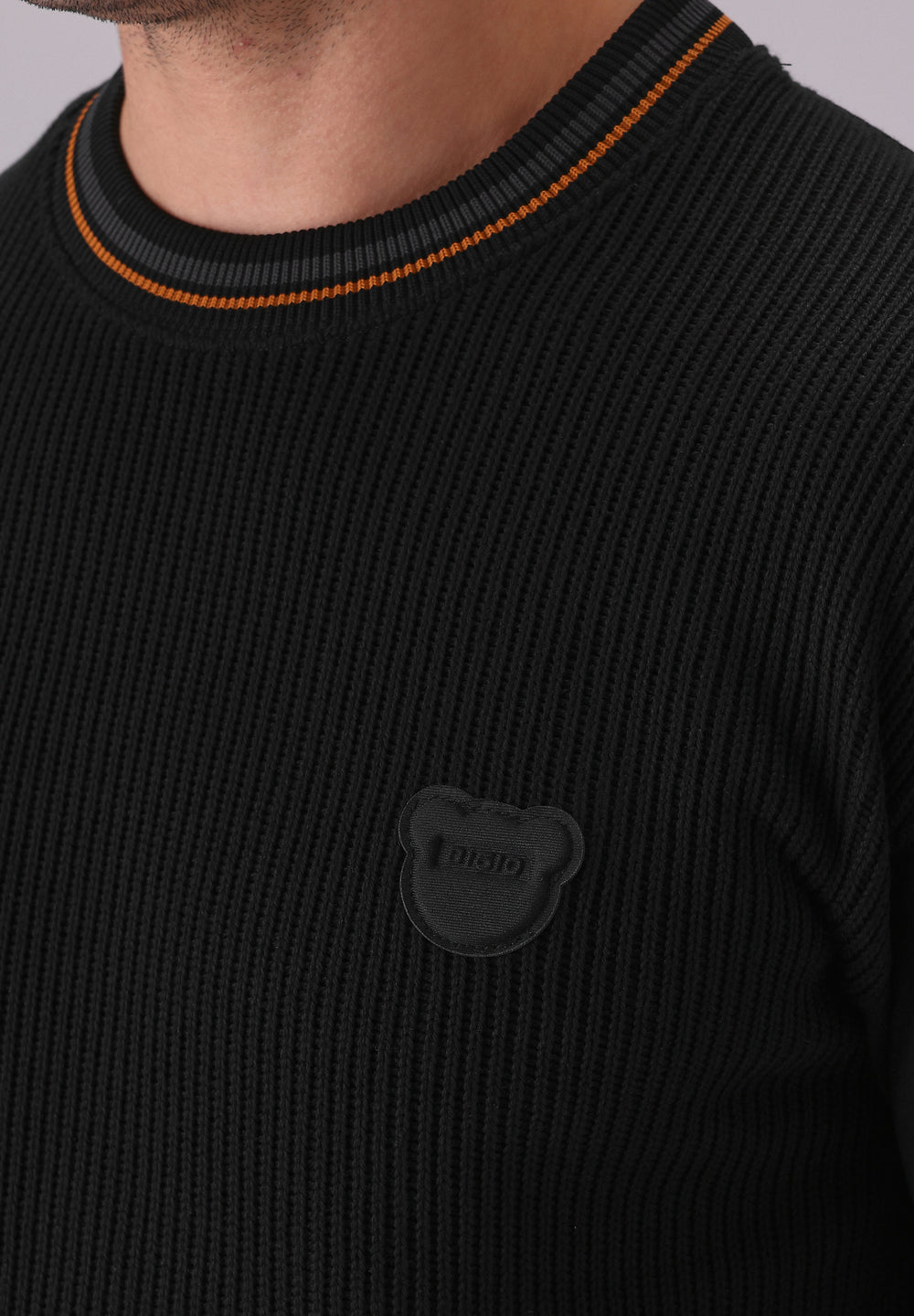 Black Knitted Pullover