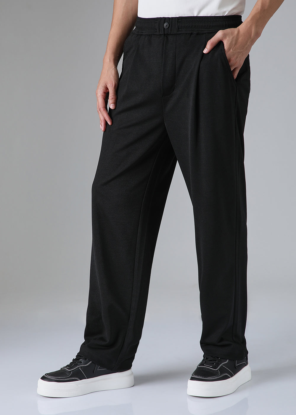 Black Korean Pants