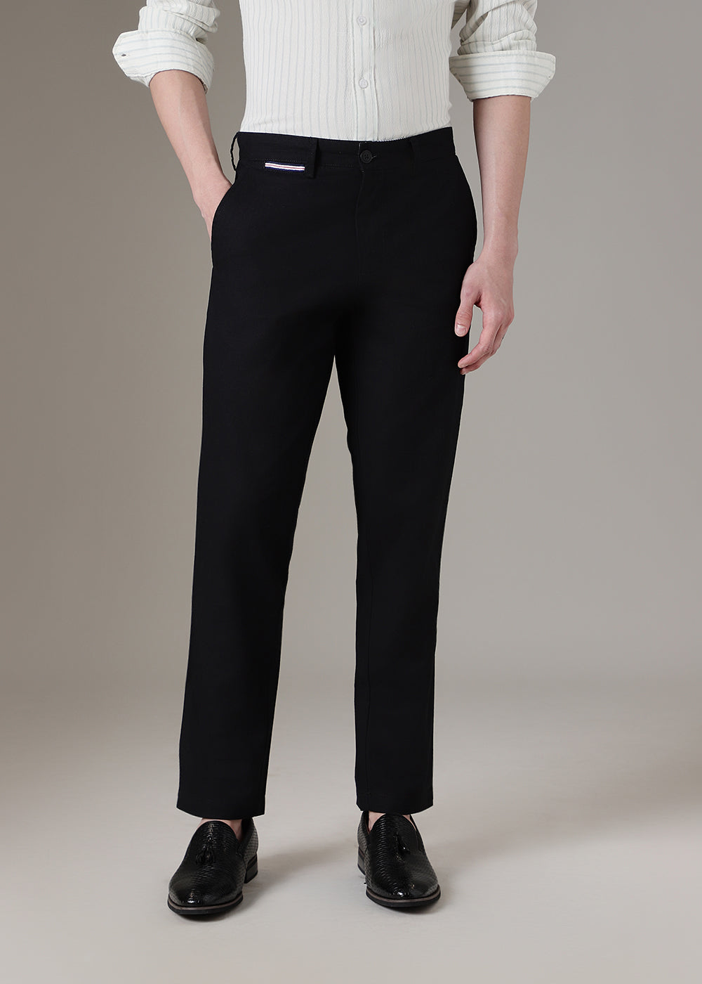 Black Linen Trouser