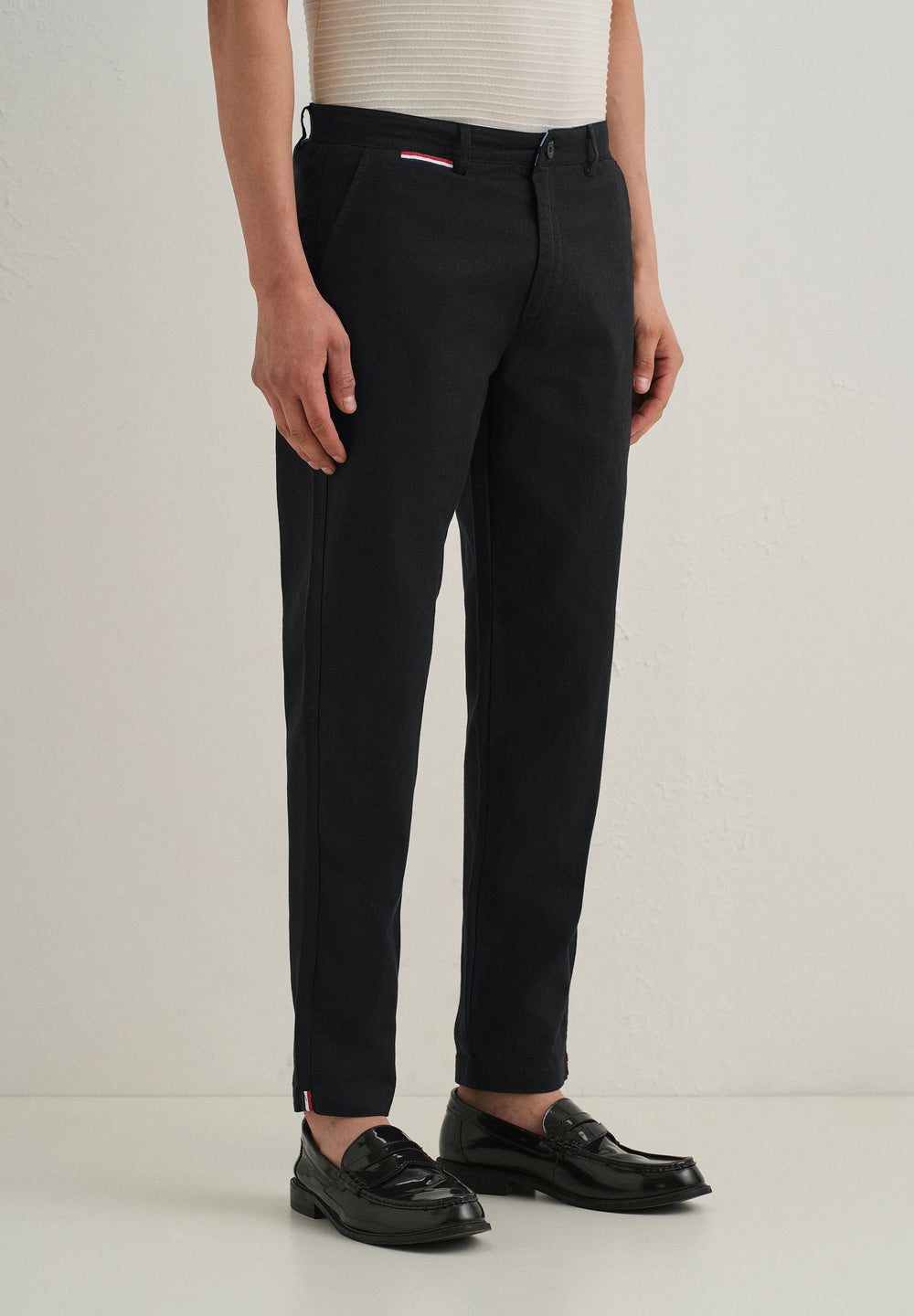 Black Linen Trouser