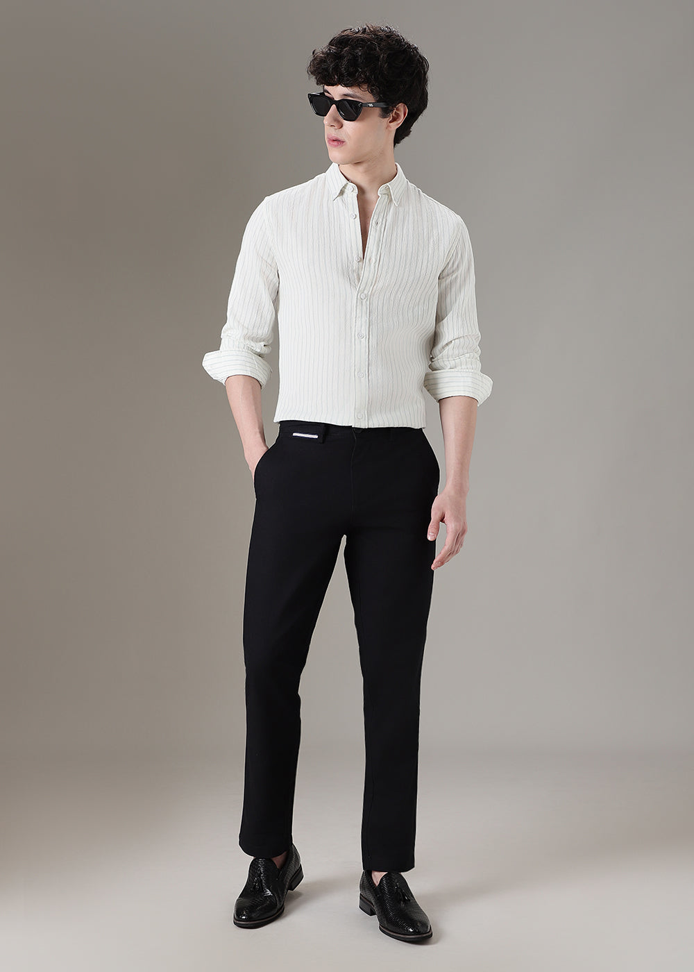 Black Linen Trouser