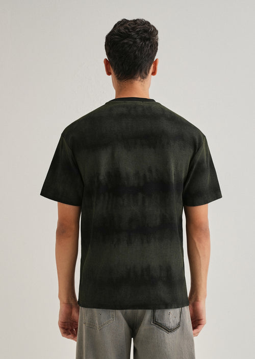 Black Olive Tie & Dye Oversized T-shirt