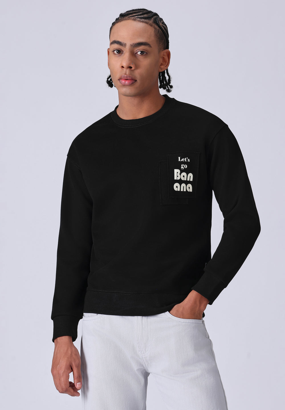 Black Patch Sweatshirt