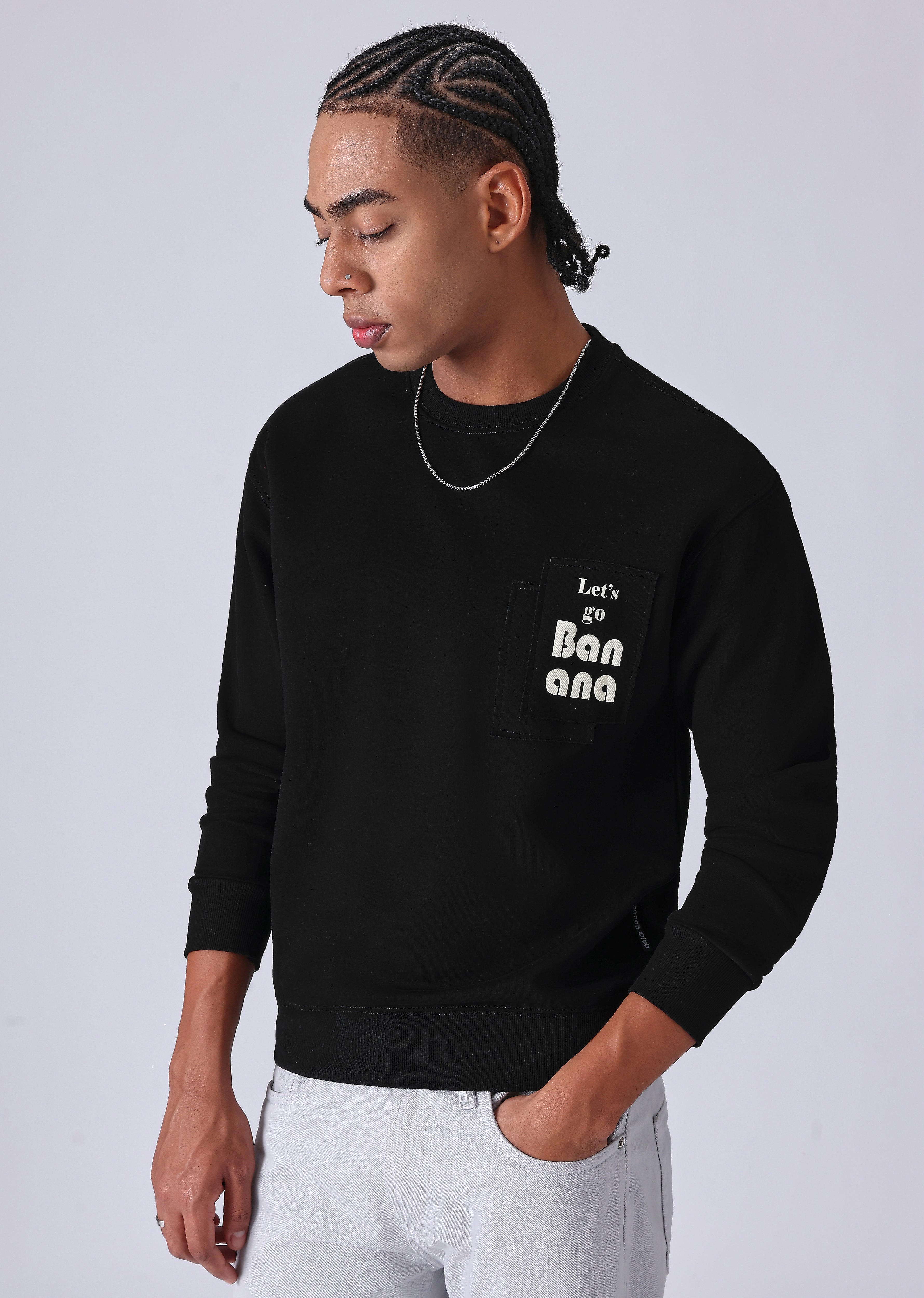 Black Patch Sweatshirt