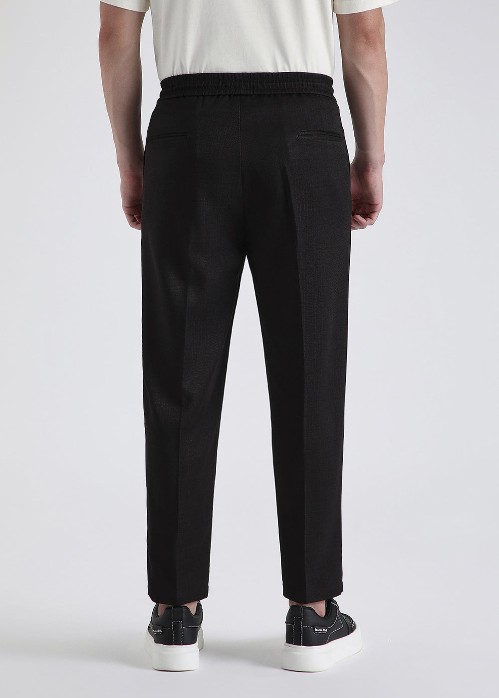 Black Pleated Korean Pant