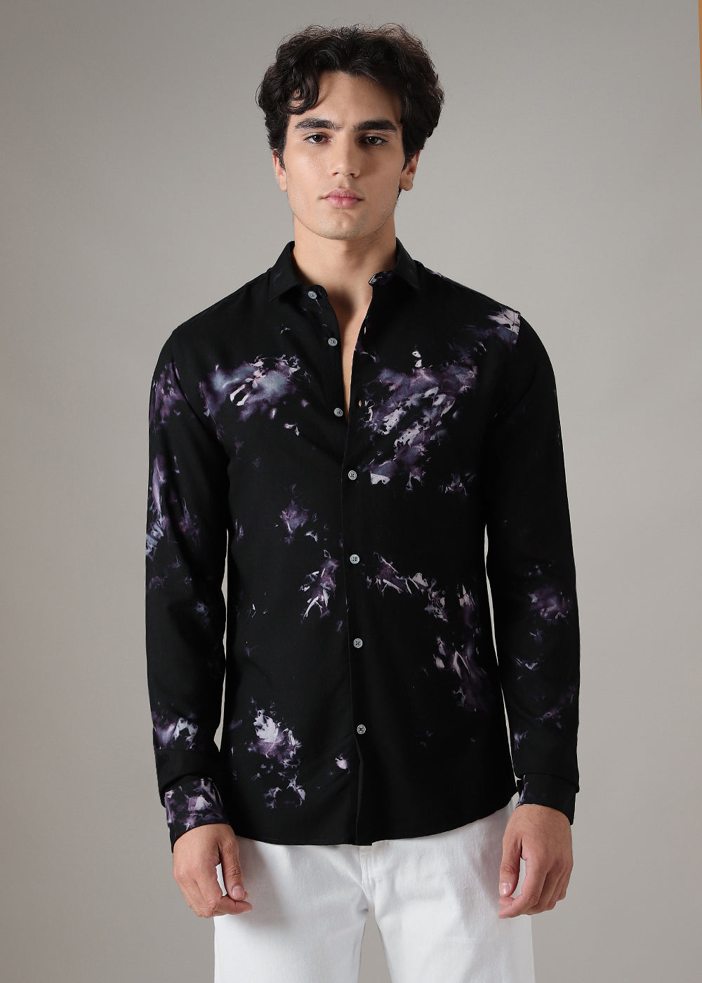 Black Printed Shirt