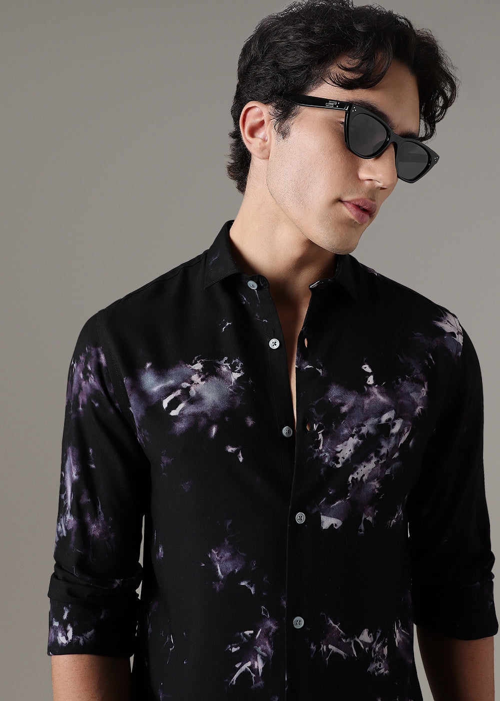 Black Printed Shirt