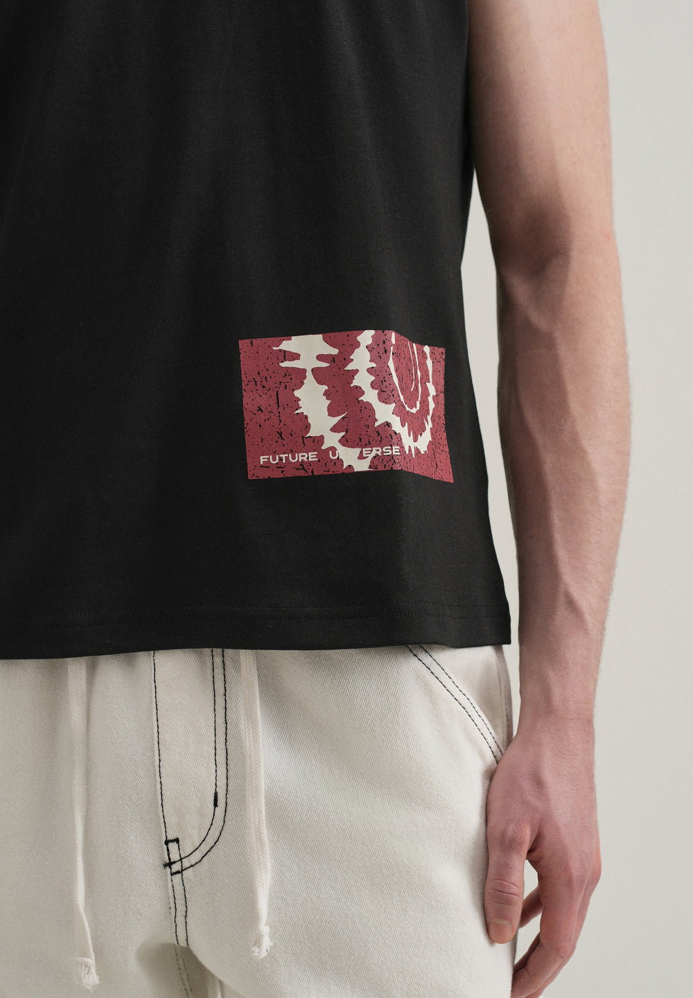 Black Printed Tank