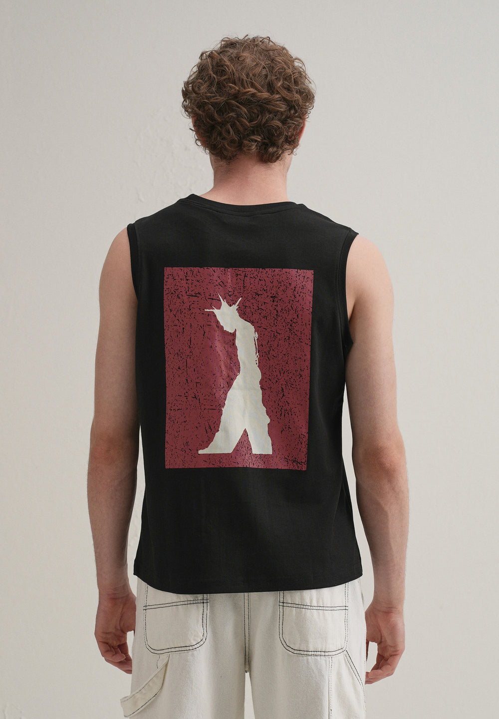Black Printed Tank
