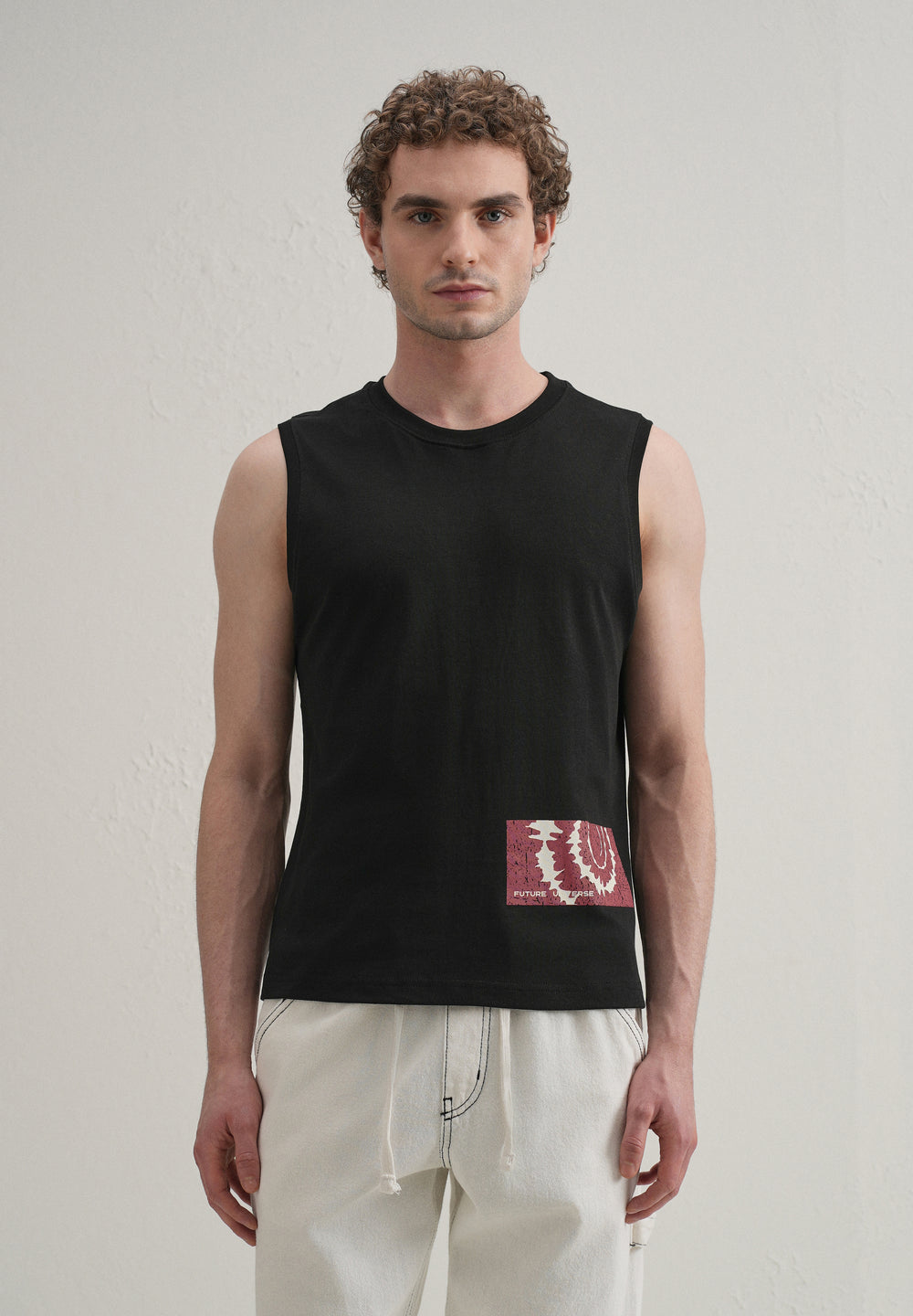 Black Printed Tank