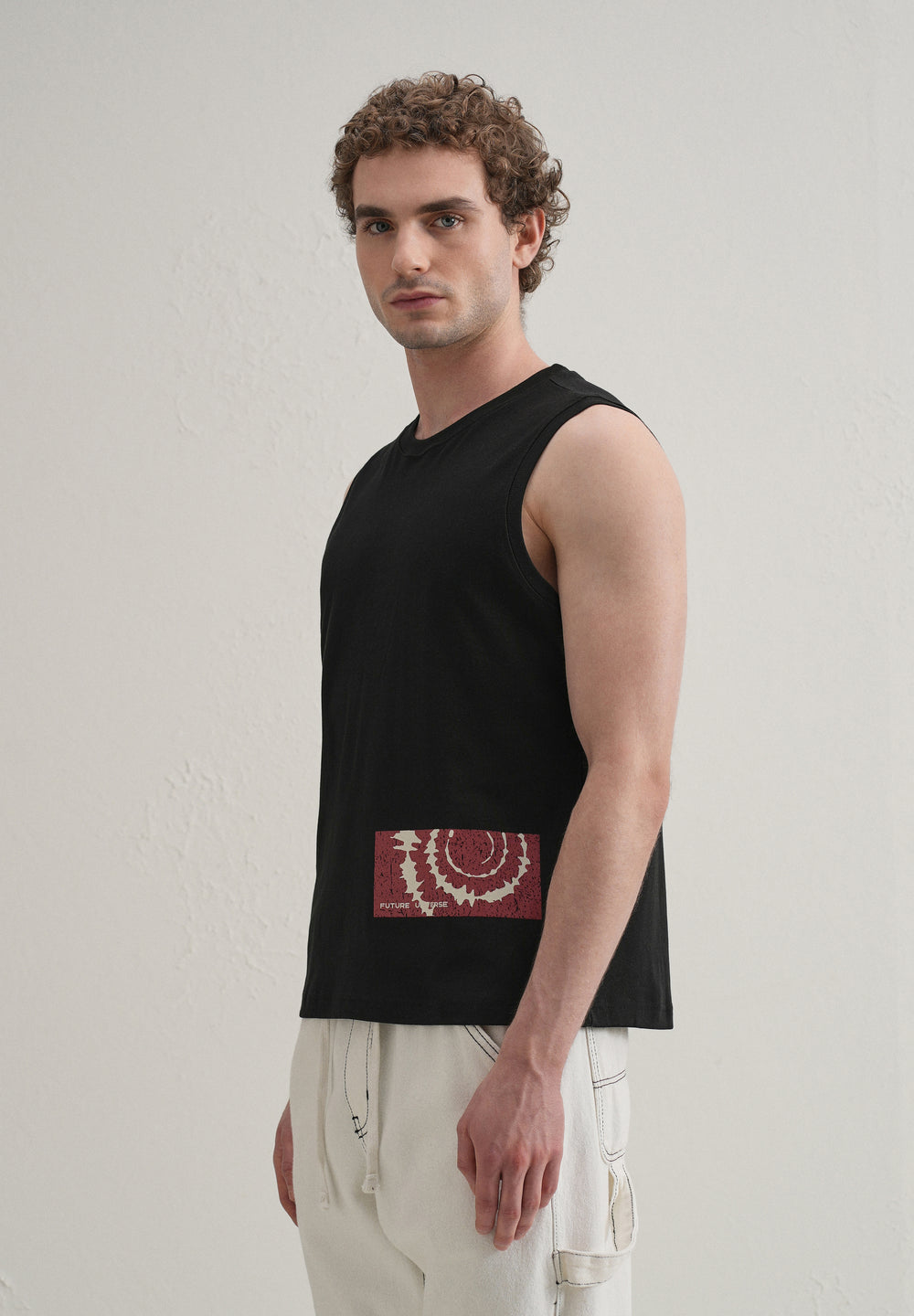 Black Printed Tank