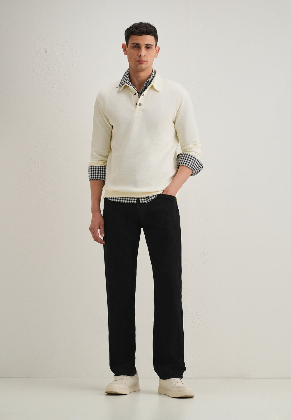 Black Regular Fit Denim