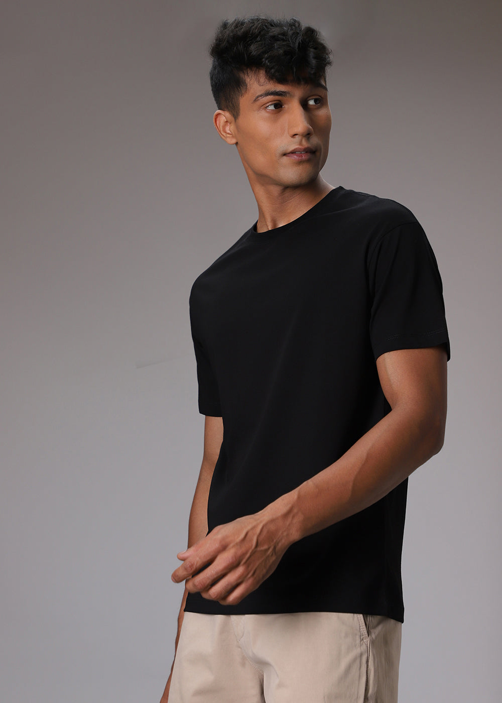 Black Regular Fit T-shirt