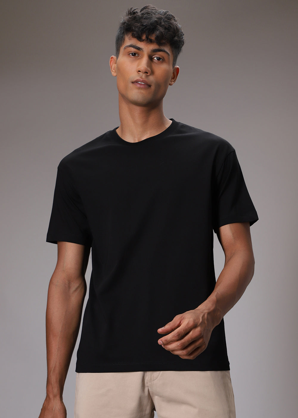 Black Regular Fit T-shirt