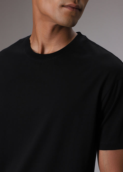 Black Regular Fit T-shirt