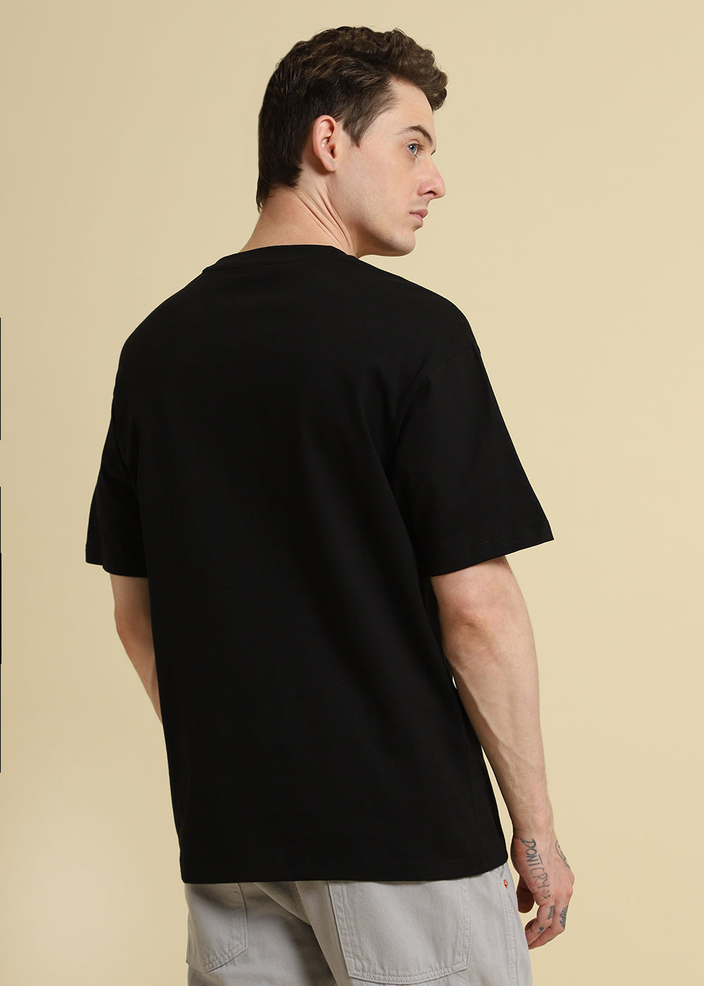 Black Pocket Regular Fit T-shirt